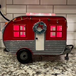 Scentsy Red Christmas Camper Holiday Like New
